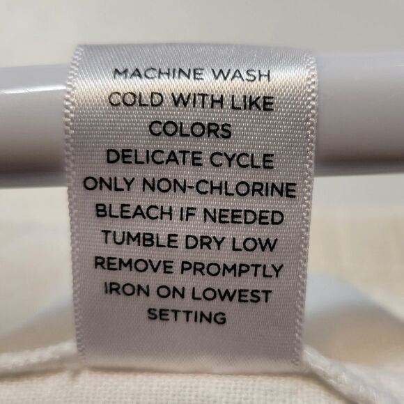 Westbound The Island Crop White Linen Blend Cropped Straight Leg Pants Women's - Picture 11 of 13